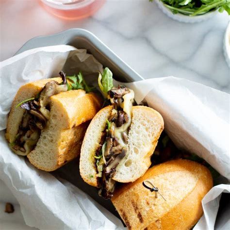 The Ultimate Mushroom And Cheese Sandwich With Cheeses That Take This