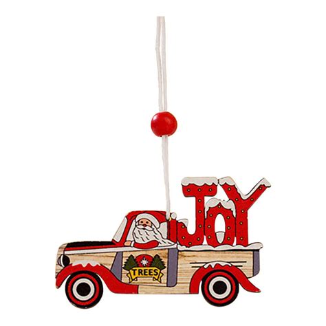 NKBBCU Household Pendant Clearance Christmas Hanging Wood Ornaments