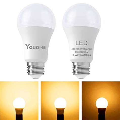 Soft White 3 Way led Light Bulbs 50 100 150 Watt Equivalent ...