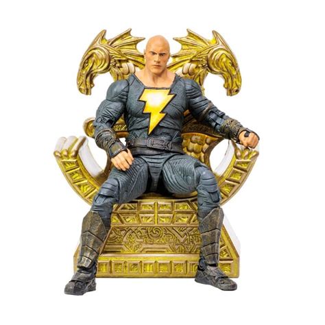 Black Adam Sit Upon His Throne With New Mcfarlane Toys Figure