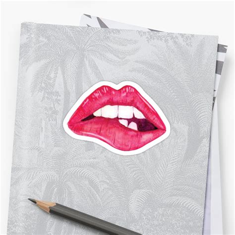 "Lips" Sticker by charlo19 | Redbubble