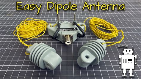 Simple 20m Ham Radio Dipole Antenna YouTube