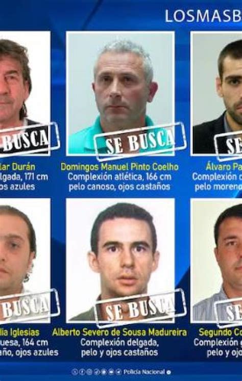 La Policía Nacional Revela La Lista De Los 10 Fugitivos Más Buscados En