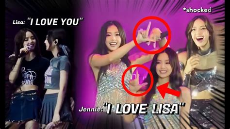 Jennie Lisa Getting Braver In La Jenlisas Gayest Moment Youtube