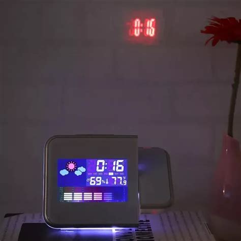 Reloj Digital De Mesa Led Proyeccion Laser Techo Y Pared En Venta En