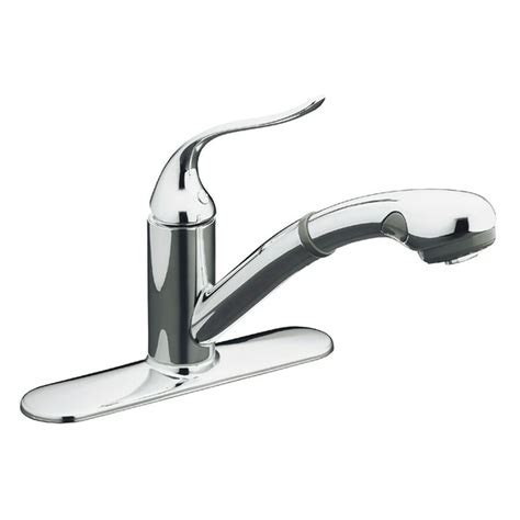 Kohler Coralais Single-Control Pull Out Spray Faucet - Chrome (each ...