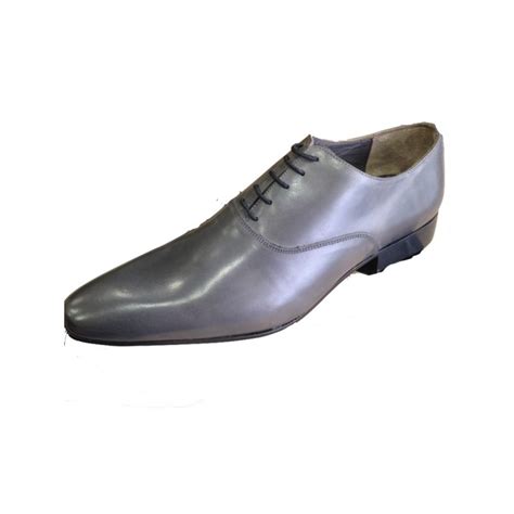 Chaussures Homme En Cuir Gris