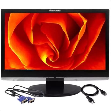 Monitor Lenovo Lcd 19 Polegadas Wide Usado Barato C Garantia