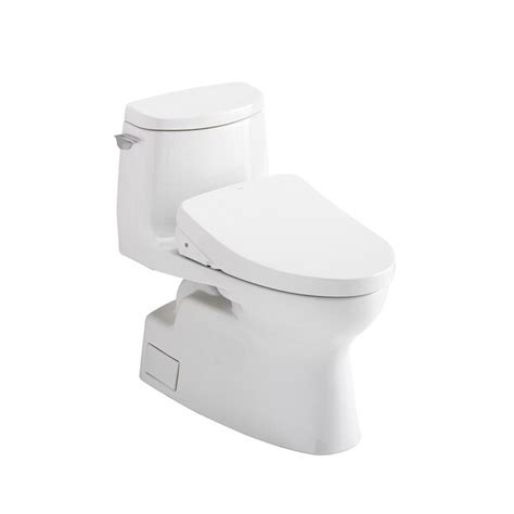 Toto Cotton White Elongated Standard Height 1 Piece Watersense Toilet