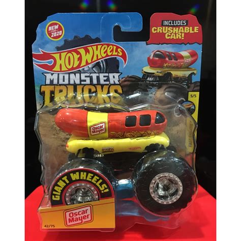 Hot Wheels Monster Trucks OSCAR MAYER Mattel Brand New Shopee Malaysia