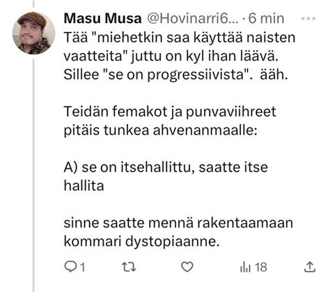 Katja Maria Miettunen On Twitter Millaisia Kommentteja Saan Ketjuhini