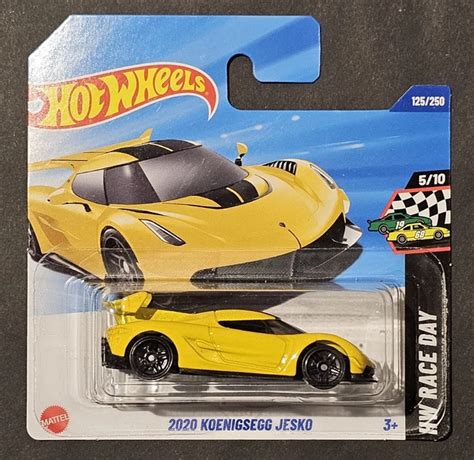 HOT WHEELS 2025 Case 2020 Koenigsegg Jesko Yellow Hotwheels 5 91 PicClick UK