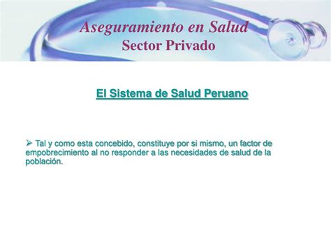 PPT Aseguramiento Universal En Salud Sector Privado PowerPoint