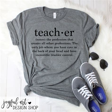 Teacher Definition Shirt Teacher Shirts Teacher T Shirt Etsy