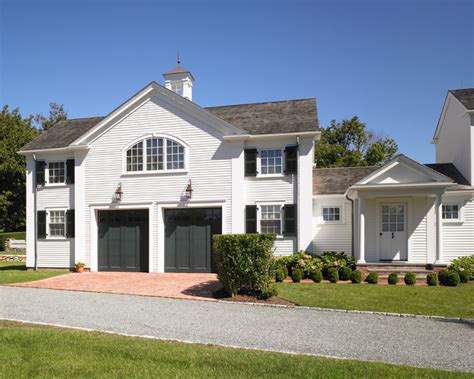 Greek Revival Village Restoration Traditional Garage Boston By