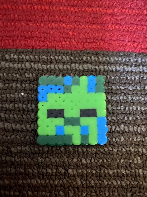 Minecraft Perler Perler Beads Zombie Symbols Letters Art Art