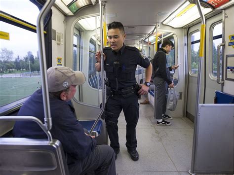 Photos Riding With Metro Vancouver Transit Police Edmonton Journal