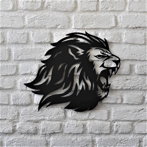 Lion Digital File For Laser And Cnc Dxf Ai Svg Eps Laser Etsy Uk