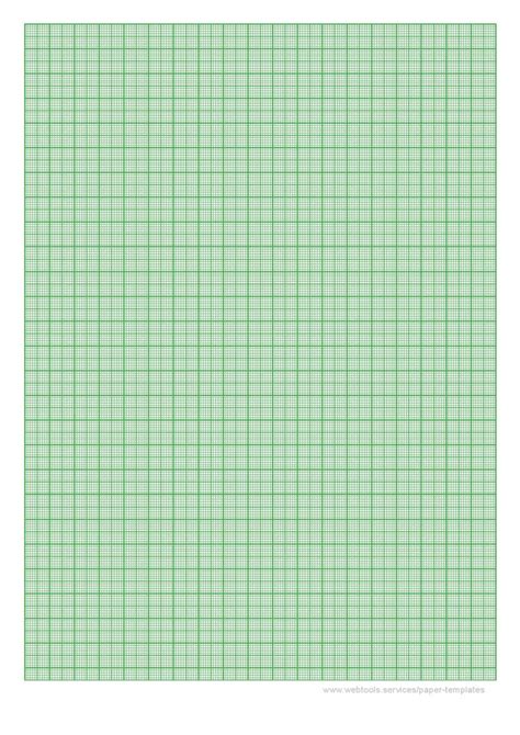 Green Graph Paper Printable Pdf 1mm 2mm A4 Grid Size Get Graph Paper