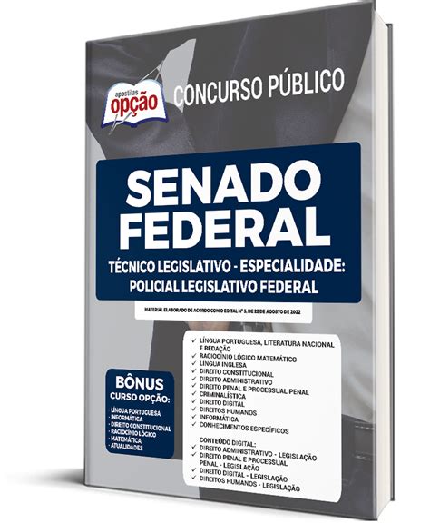 Apostila Senado Federal T Cnico Legislativo Especialidade Policial