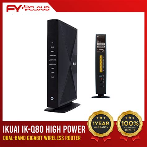 IKUAI IK Q80 High Power Dual Band Gigabit Wireless Router The Powerful