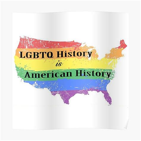 Póster «la Historia Lgbtq Es Historia Americana De Mav4 Redbubble