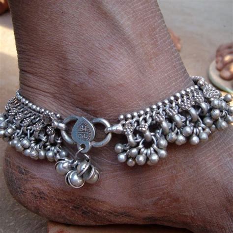 Pin By Maasa On On The Road In Rajasthan India Silver Anklets