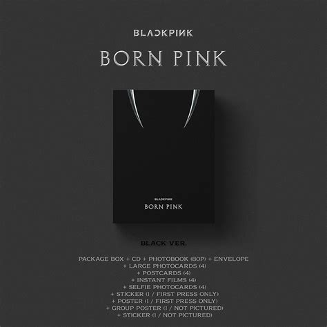 Bravado BORN PINK BLACKPINK Box Set Black Complete Edition