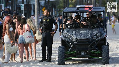 Florida Spring Break Parties Prevail Through Crackdown That Nabs Another Gunman Hundreds Of