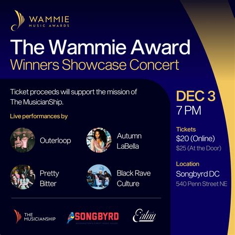 2023 WAMMIE AWARD WINNERS SHOWCASE CONCERT | Songbyrd Music House