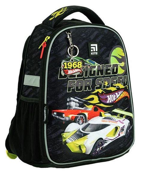 ᐉ Шкільний рюкзак для хлопчика молодших класів KITE Education HW24 555S Hot Wheels каркасний