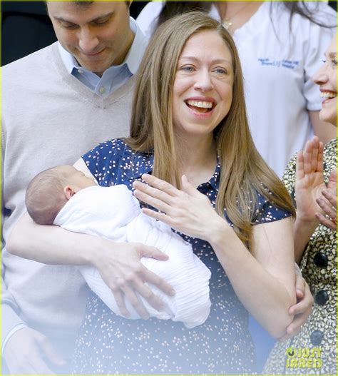 Chelsea Clinton & Family Leave Hospital with Baby Aidan!: Photo 3687452 ...