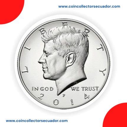 Moneda De Centavos Del Kennedy Half Dollar Co