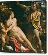 Venus Adonis And Cupid Painting By Annibale Carracci Pixels