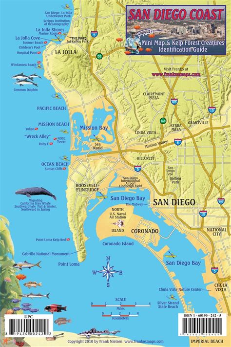 San Diego Coast Fish Card – Franko Maps