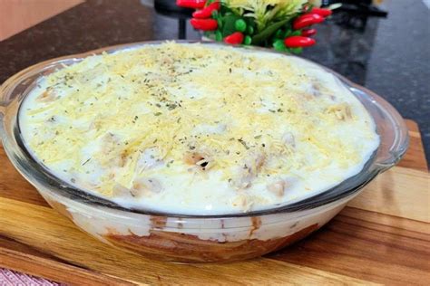 Macarr O Molho Branco Delicioso Para Voc Servir Para Sua Fam Lia