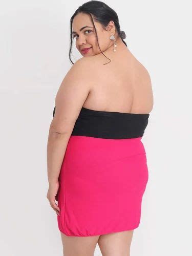 Plus Size Sexy Pink Bridal Babydoll Bikini Dress For Honeymoon Bb C At Rs Bikini Set