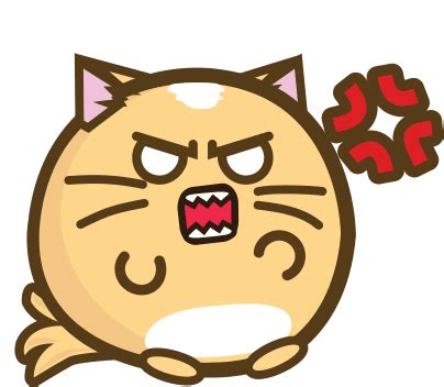 Angry Cat Sticker - Angry Cat Annoyed - Discover & Share GIFs