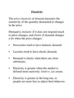 price elasticity of demand inelastic if it does not ... / price ... 