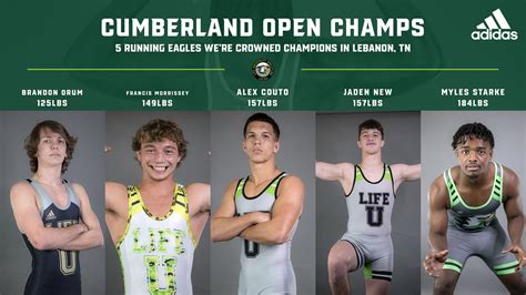 Life U Mens Wrestling On Twitter Five Running Eagles Were Crowned