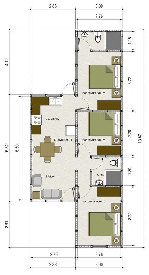 Planos Del Interior Modelos De Casas Prefabricadas Casas 753