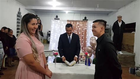 casamento do Lázaro celebrado pelo evangelista Alceu Nogueira na braz