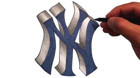 How To Draw New York Yankees Logo