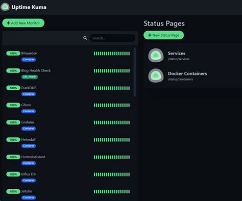 Uptime Kuma Monitoring