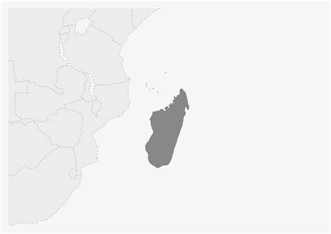 Map of Africa with highlighted Madagascar map 41061214 Vector Art at Vecteezy