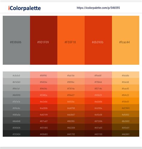 340+ Latest Color Schemes with Yellow Orange Color tone combinations ...