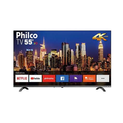 Smart TV Philco 55 4K Led PTV55Q20SNBL Bivolt TV 4K Ultra HD