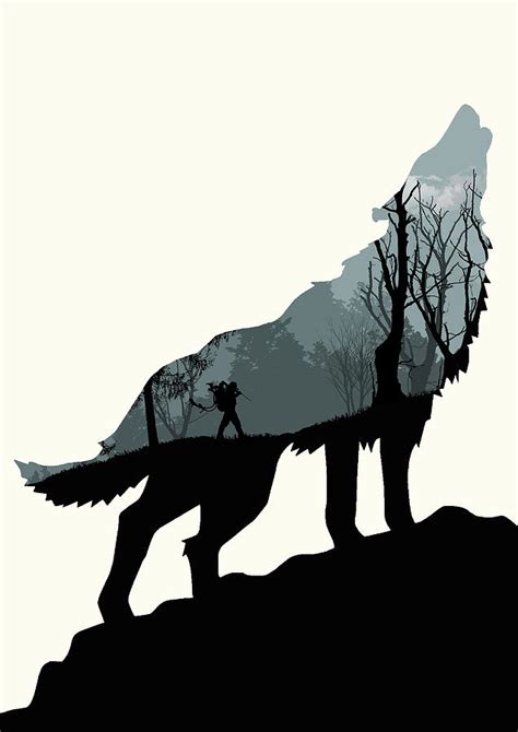 The Lone Wolf Digital Art by Alex Lyons - Fine Art America