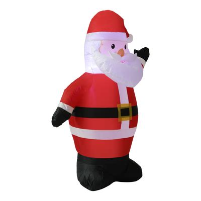 Inflable Navide O Iluminado M X X Cm Santa Claus The Home