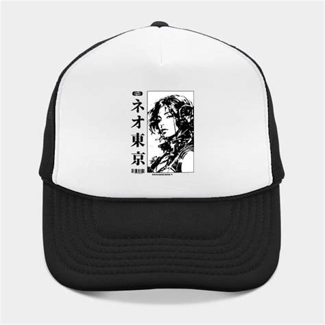 Japanese Cyberpunk Anime Girl Techwear 4 Japanese Techwear Hat